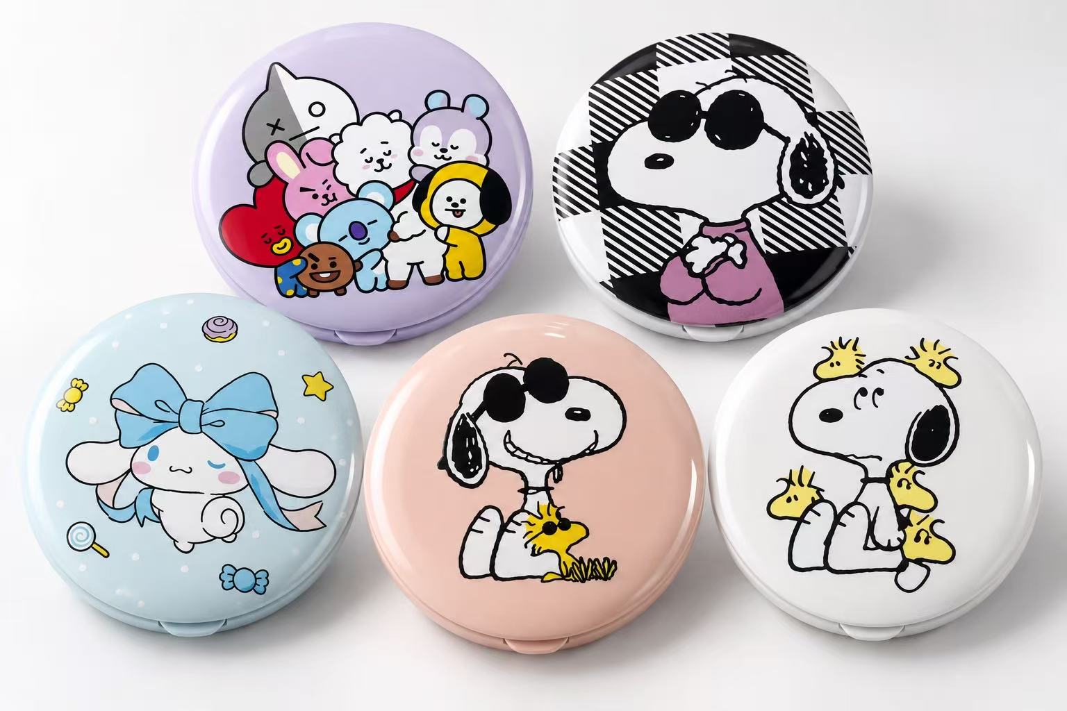 Custom UV printed compact mirrors