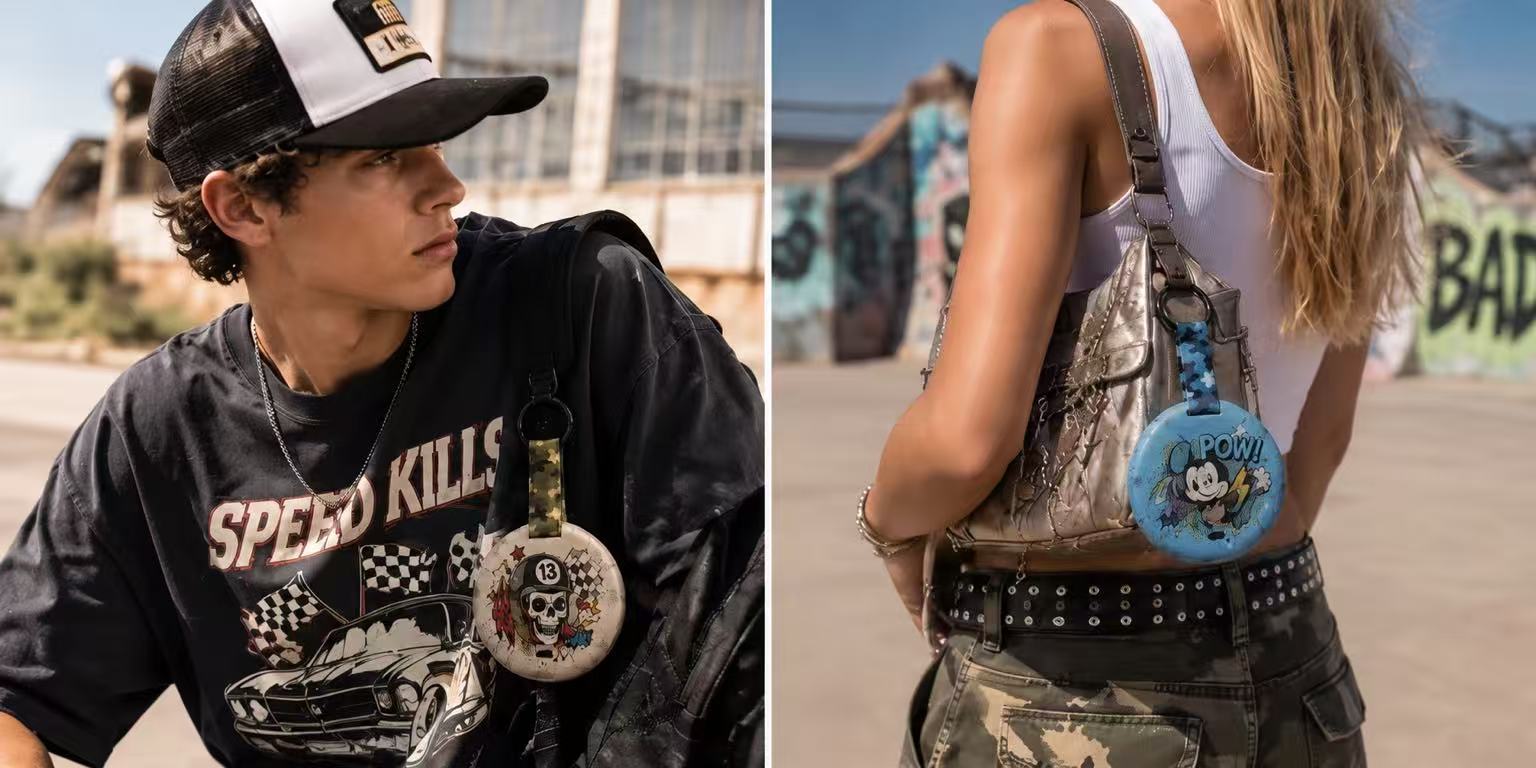Charmirror bag charm and portable compact mirror styled for everyday carry